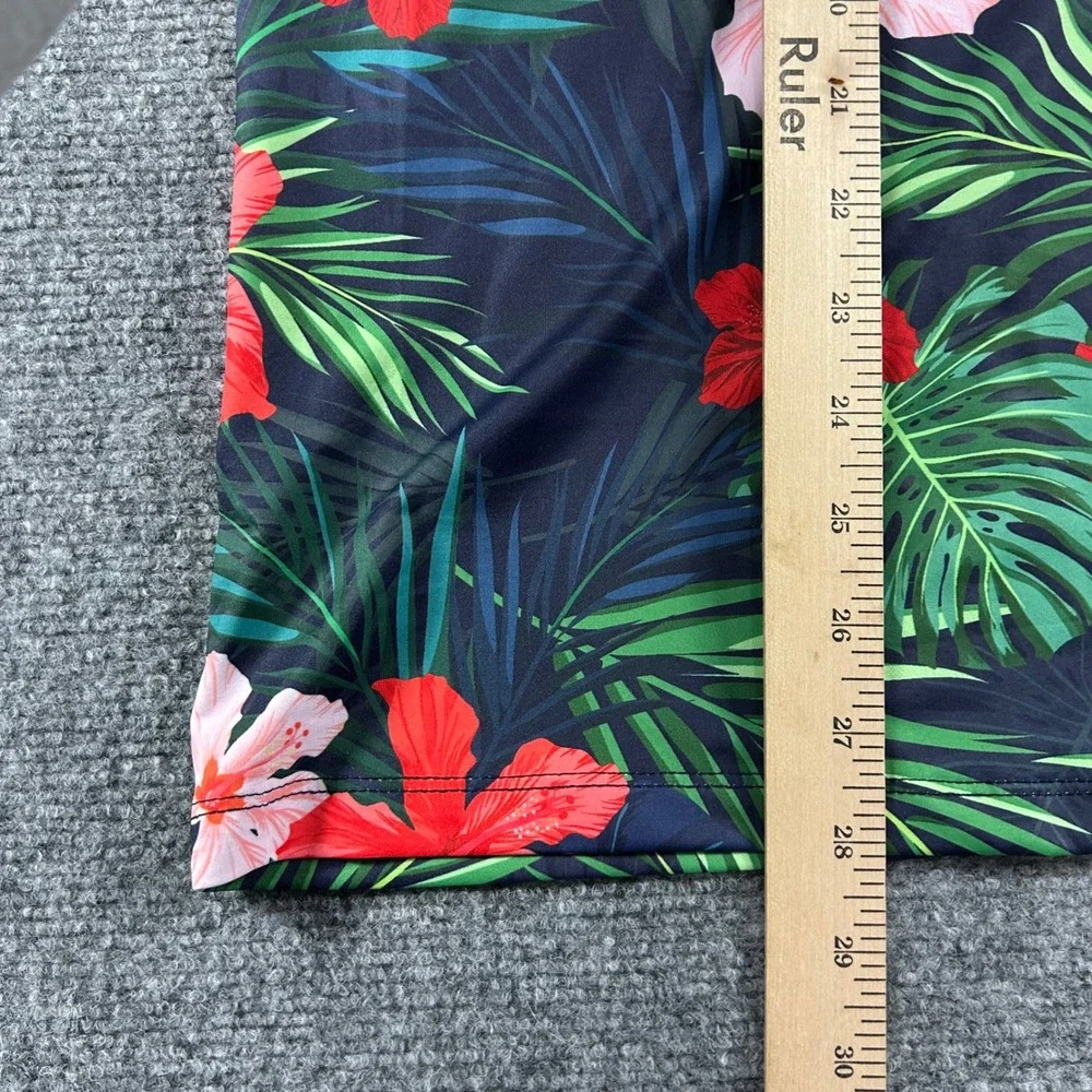 Yatta Golf Polo Shirt Womens 3XL Jungle Hibiscus Tropical Floral Performance New - Picture 6 of 6